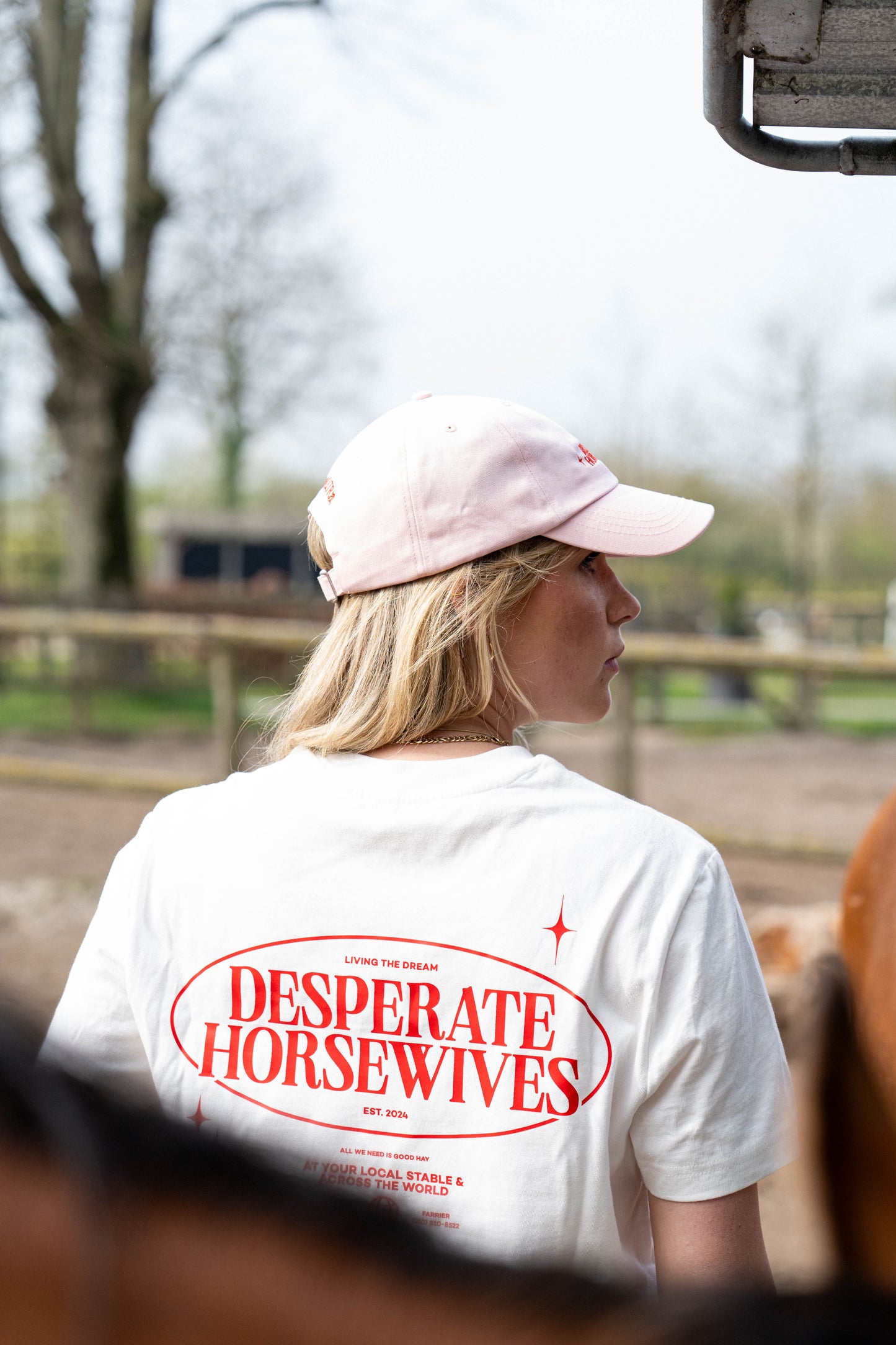T-Shirt "Desperate Horsewives" Weiß