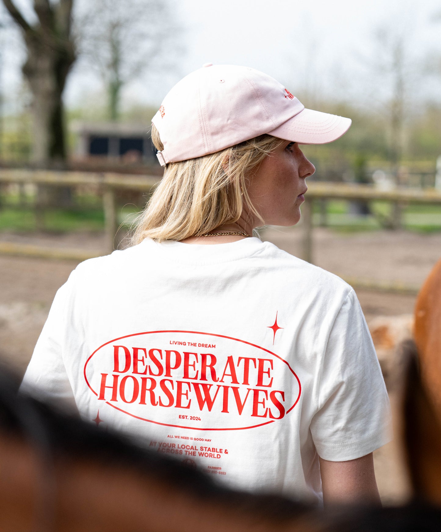 T-Shirt "Desperate Horsewives" Weiß