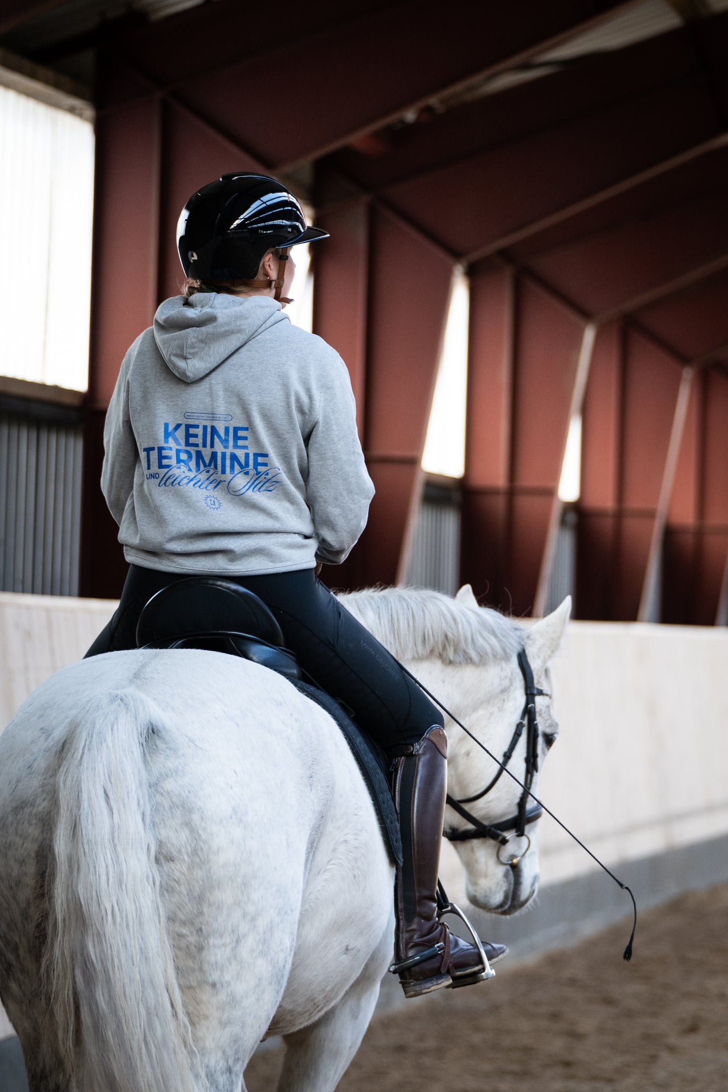 Hoodie "Keine Termine" Grau
