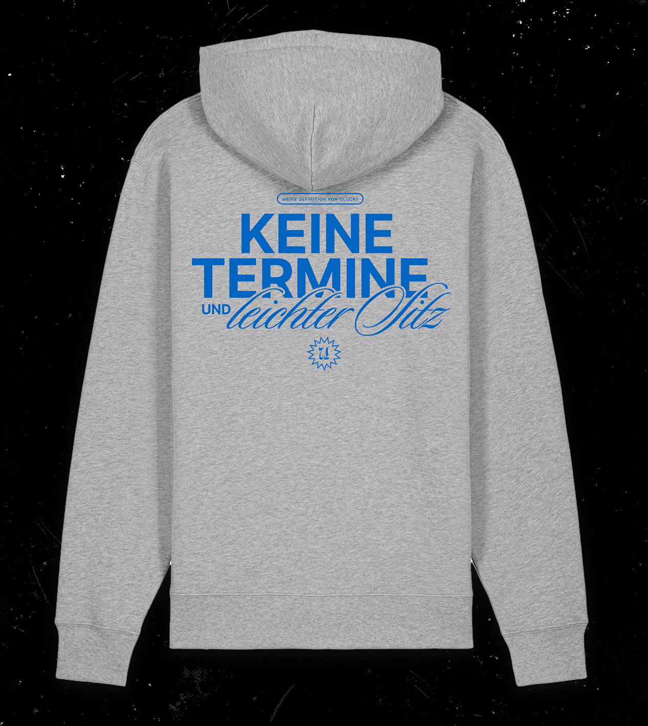Hoodie "Keine Termine" Grau