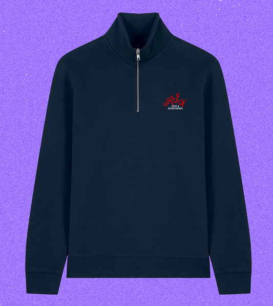 Halfzip "Reit- und Spaßverein" Navy