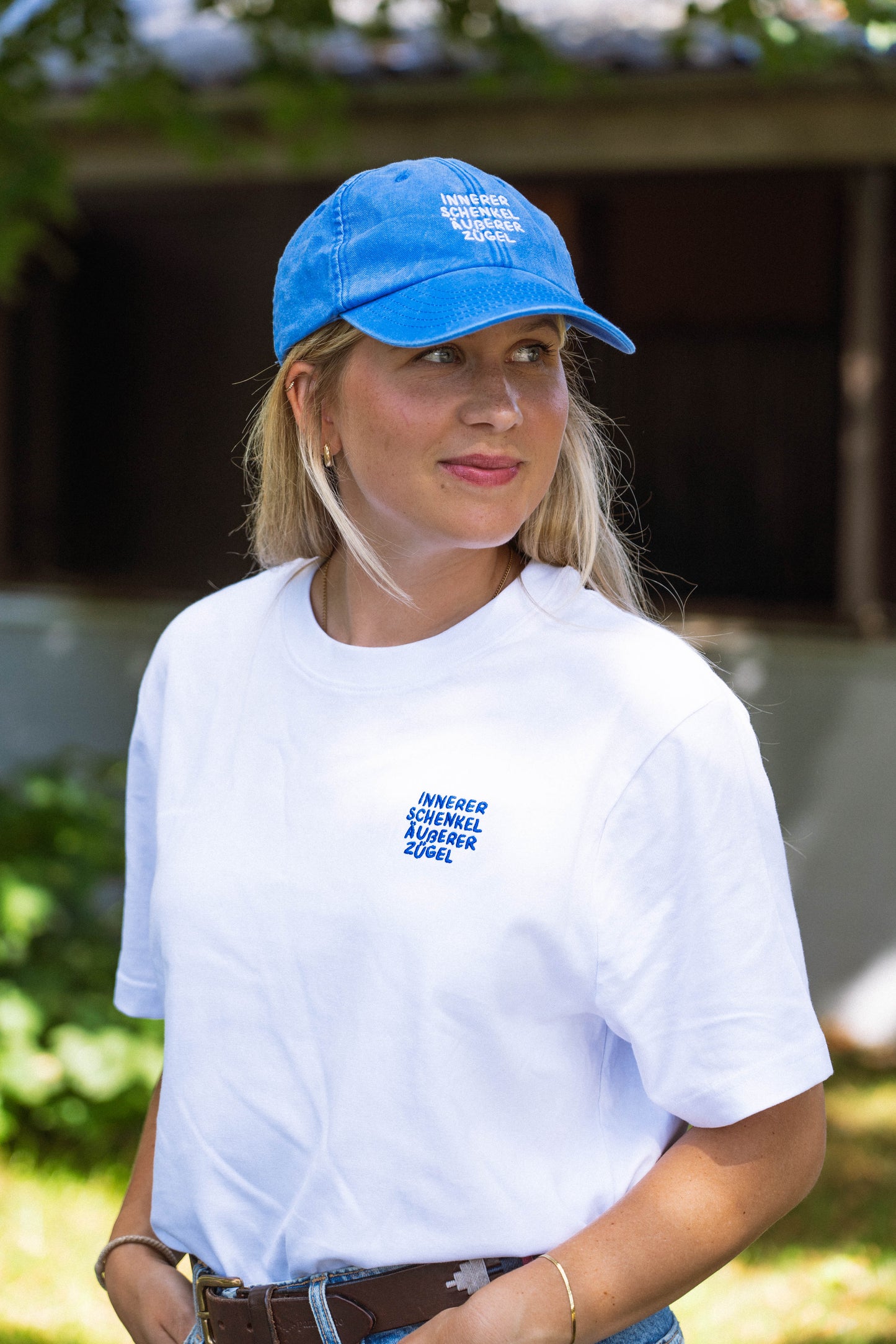 T-Shirt "Innerer Schenkel" Weiß