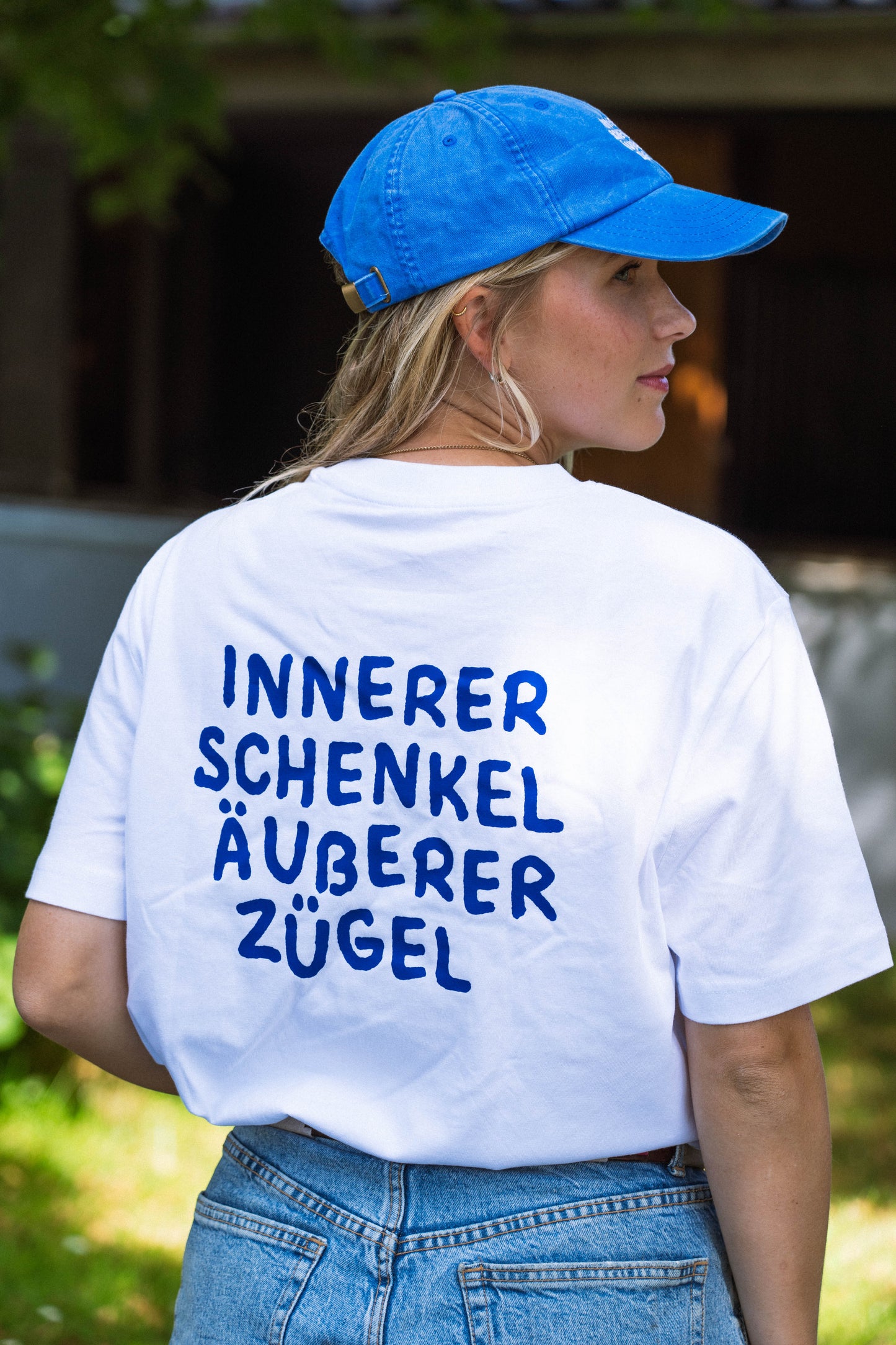 T-Shirt "Innerer Schenkel" Weiß