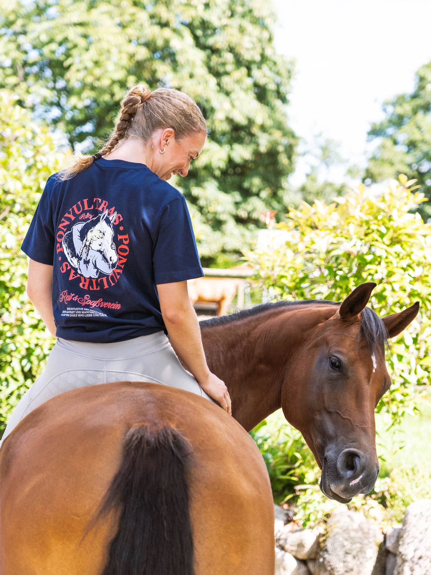 T-Shirt "Reit- und Spaßverein" Navy