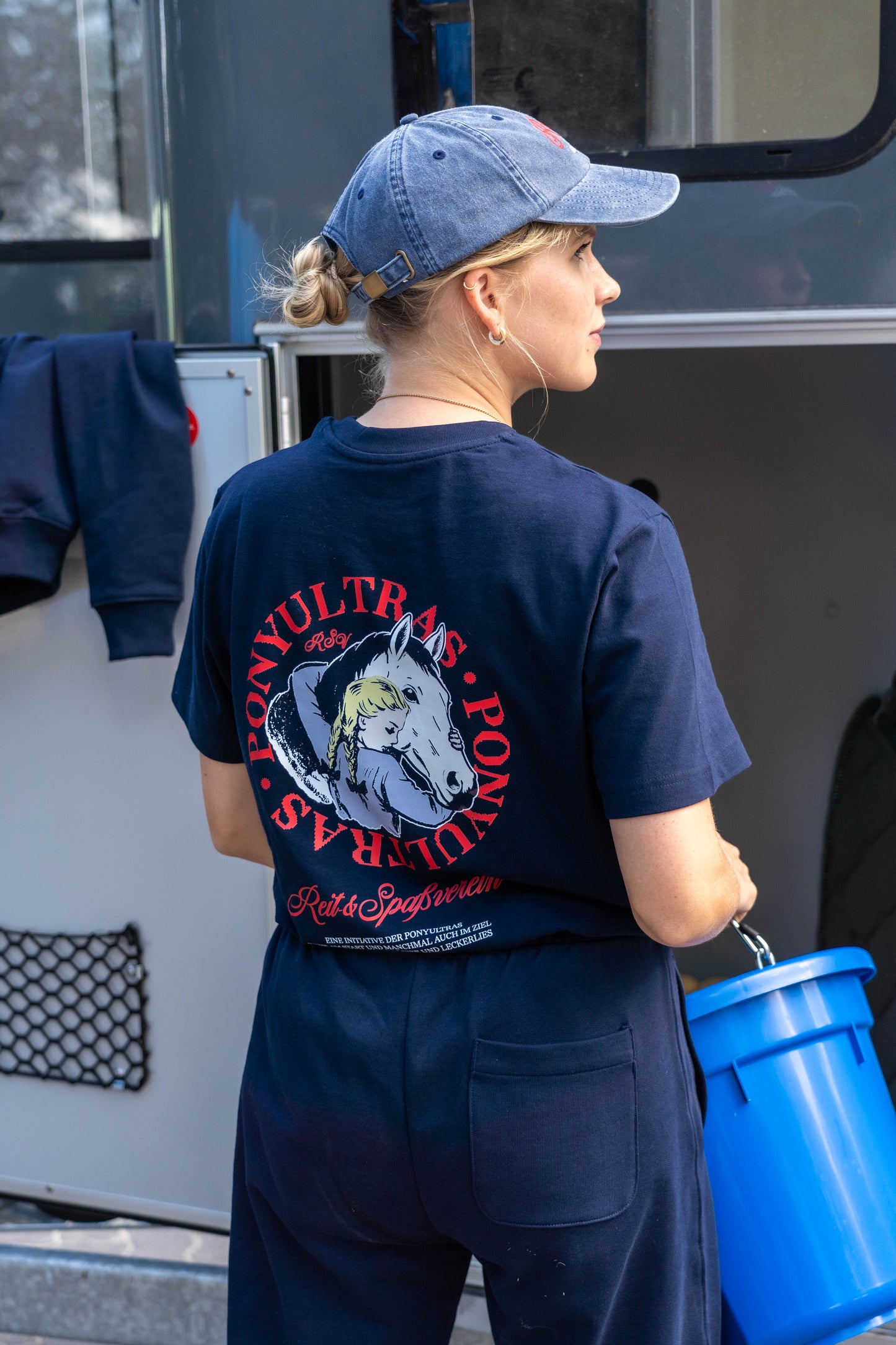 T-Shirt "Reit- und Spaßverein" Navy