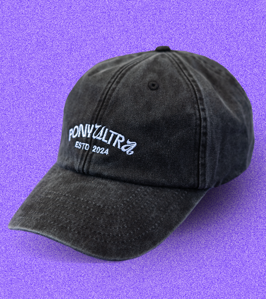 Cap "Ponyultra" Vintage Schwarz