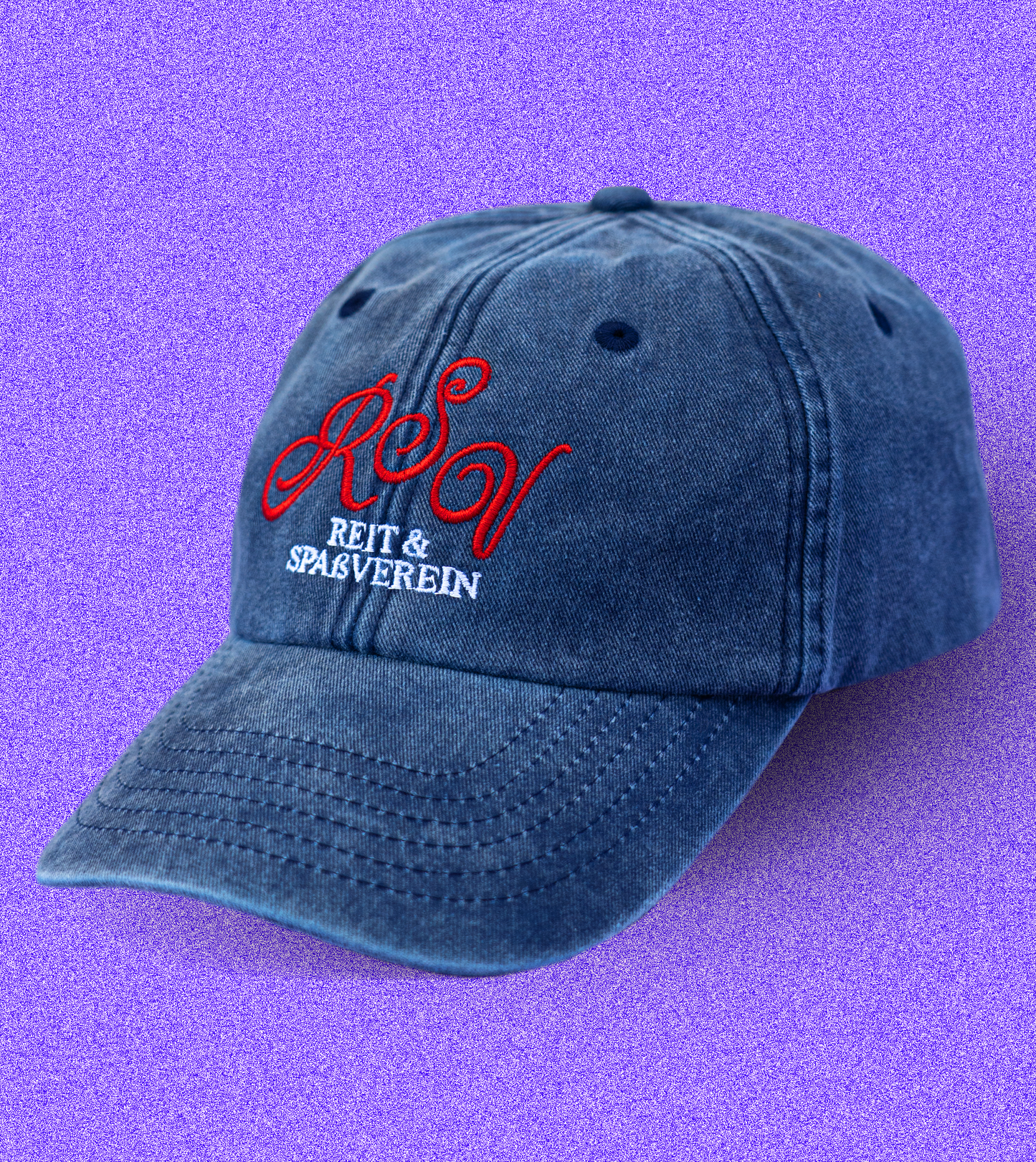 Cap "Reit- und Spaßverein" Vintage Navy