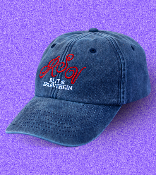 Cap "Reit- und Spaßverein" Vintage Navy