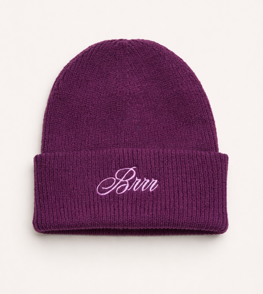 Beanie "Brrr" Bordeaux