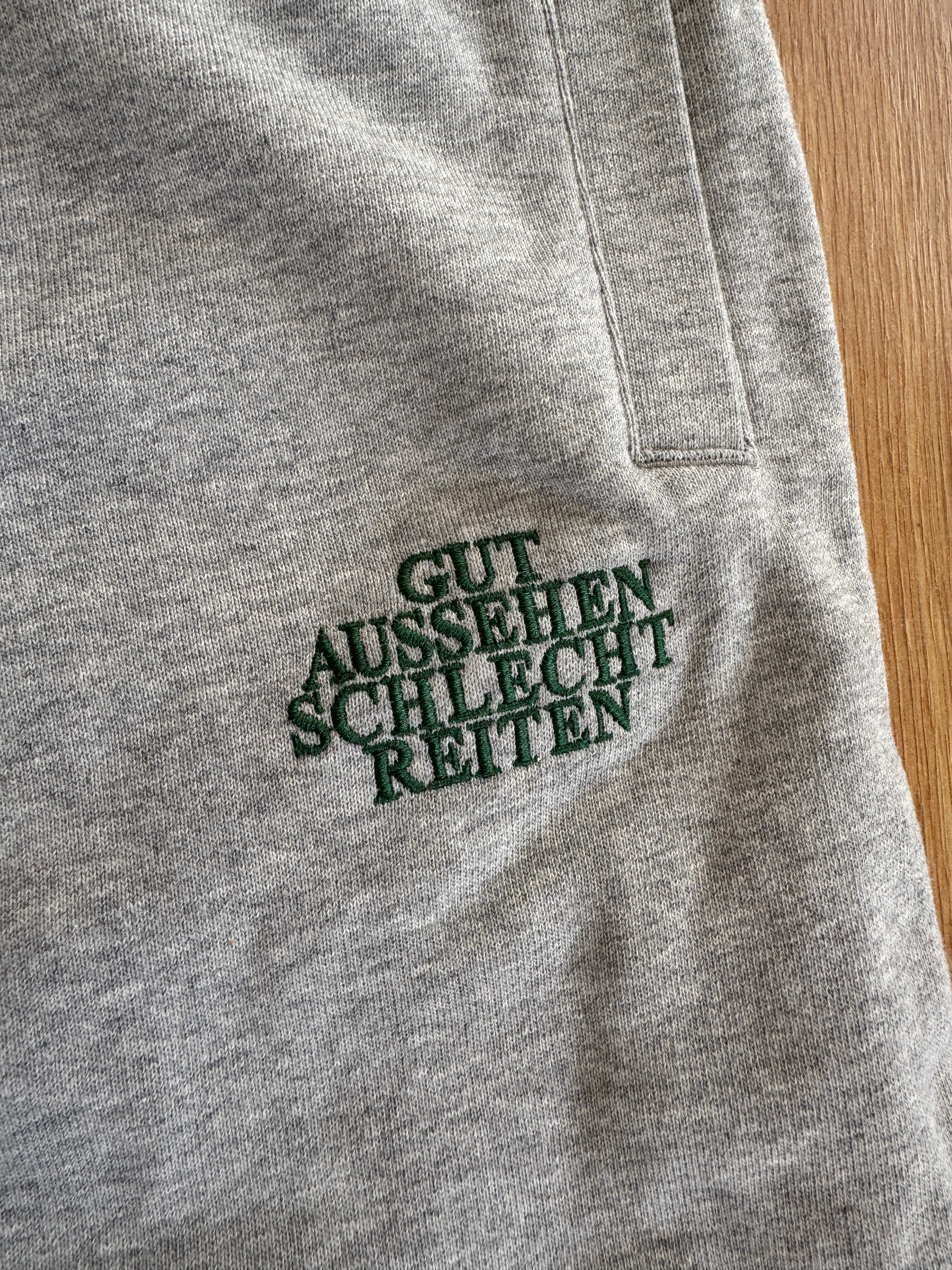 Jogger "Gut Aussehen Schlecht Reiten" Grau SAMPLE