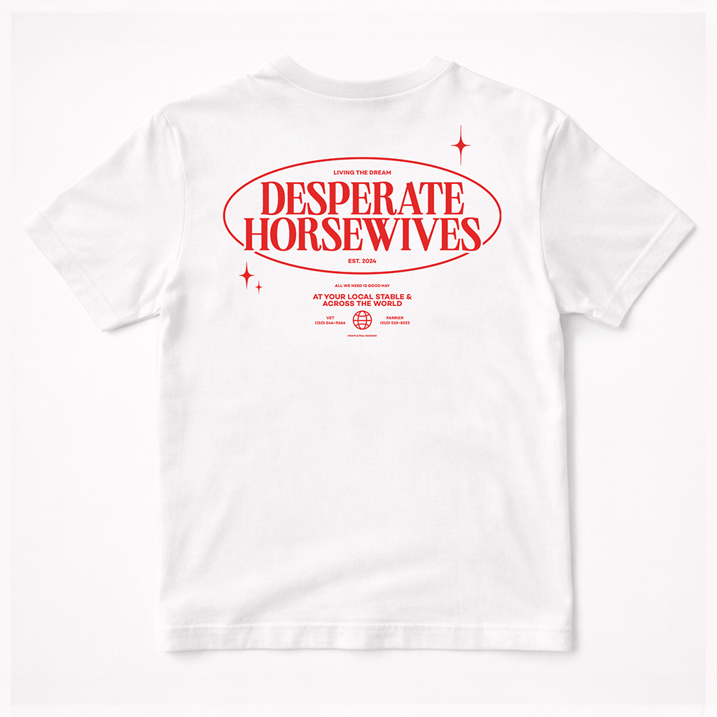 "Desperate Horsewives" T-Shirt Weiß