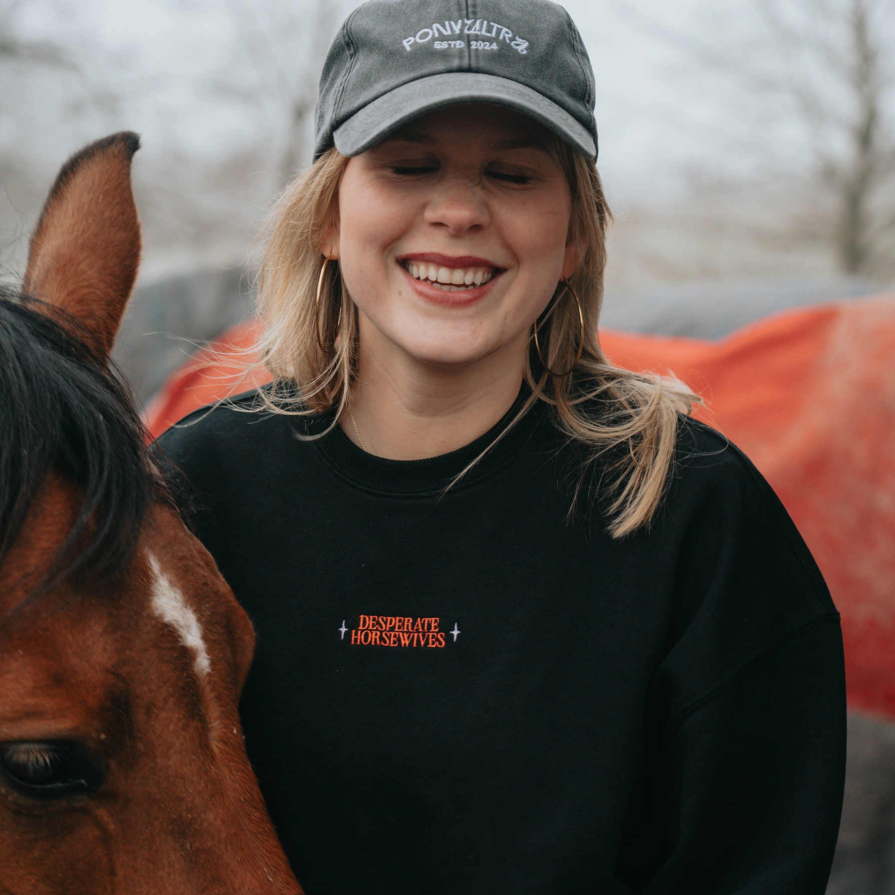 Cap "Ponyultra" Vintage Schwarz