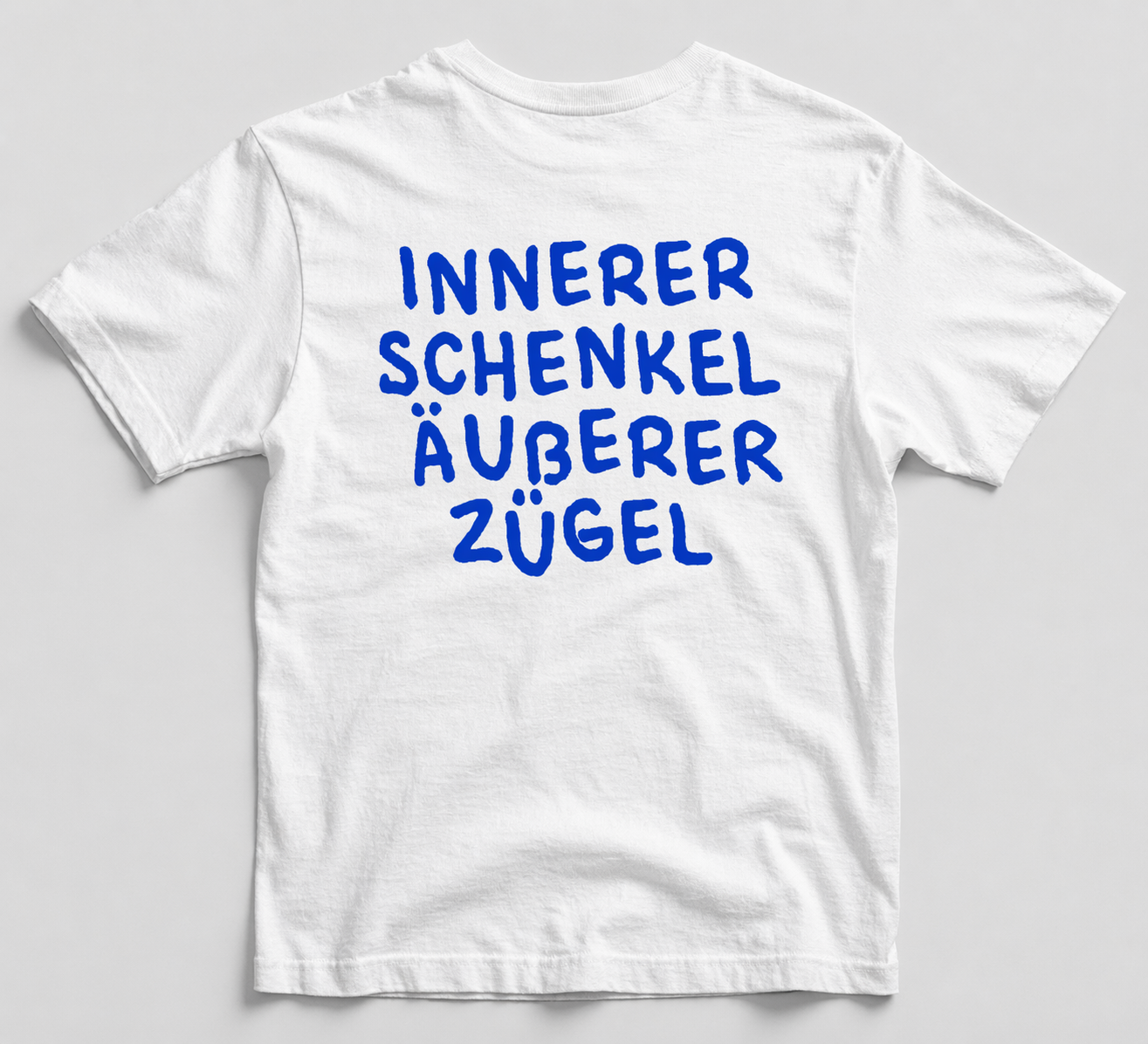 "Innerer Schenkel" T-Shirt Weiß