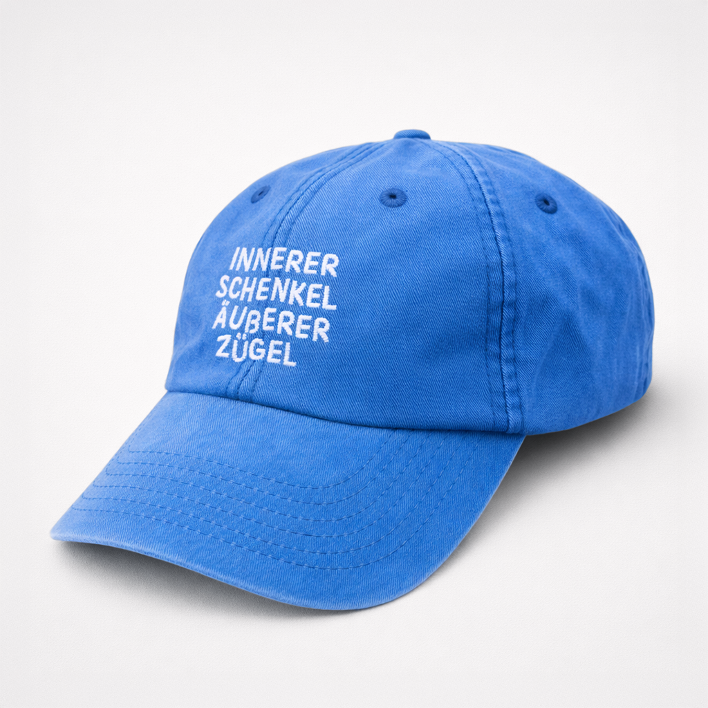 Cap "Innerer Schenkel" Vintage Kornblumenblau