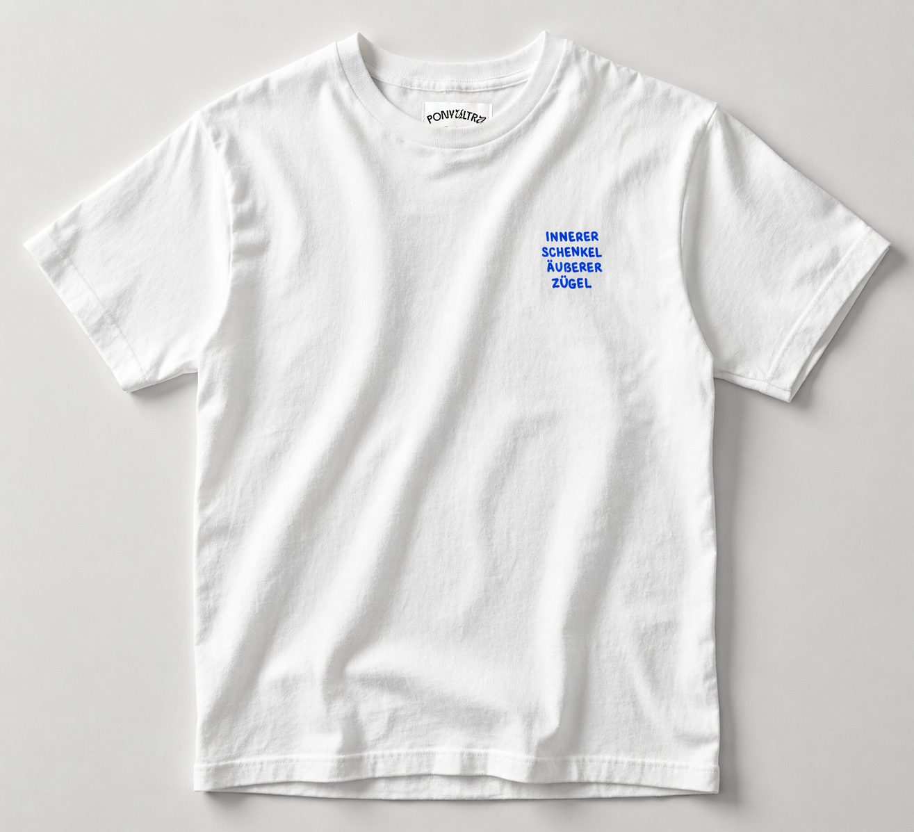 "Innerer Schenkel" T-Shirt Weiß