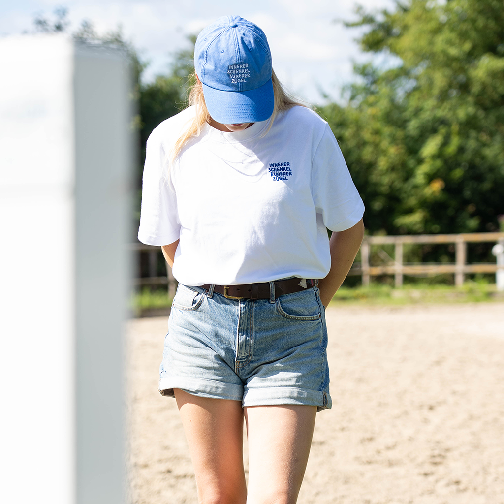 "Innerer Schenkel" T-Shirt Weiß