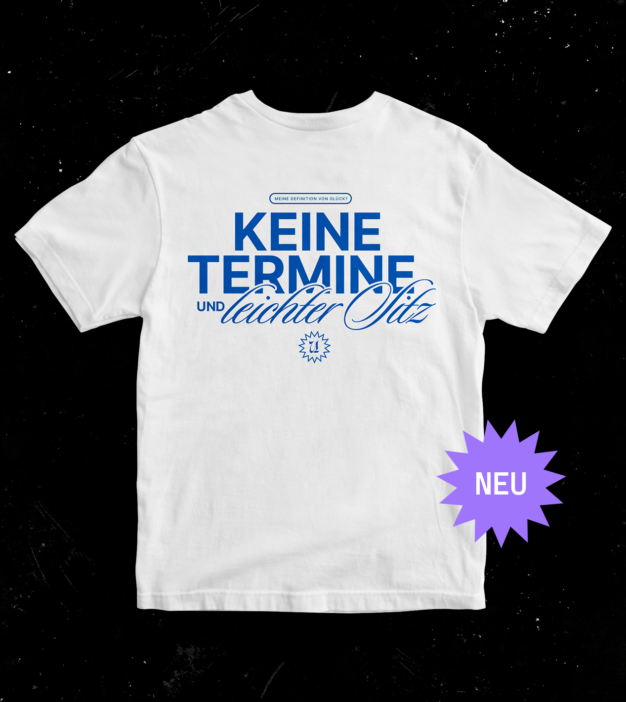 T-Shirt "Keine Termine" Off White