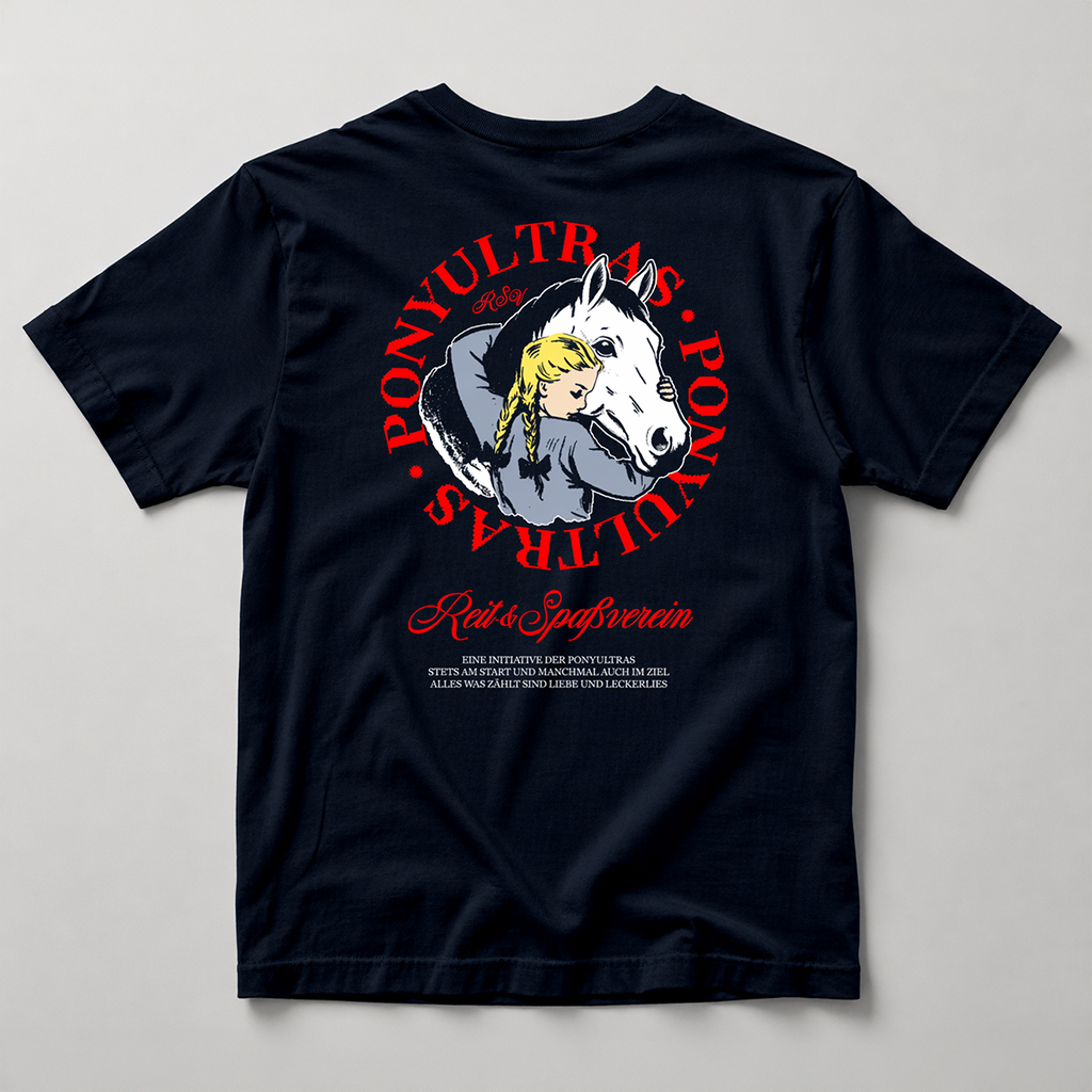 "Reit- & Spaßverein" T-Shirt Navy