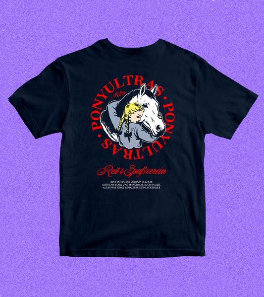 T-Shirt "Reit- und Spaßverein" Navy