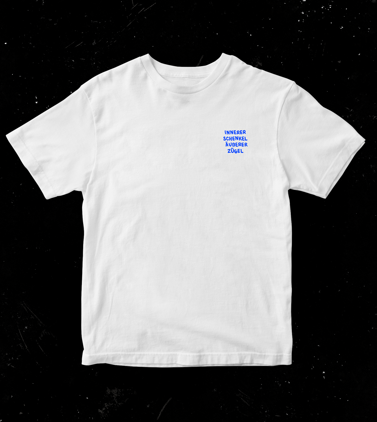 T-Shirt "Innerer Schenkel" Weiß