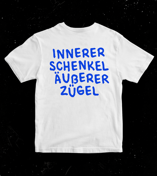 T-Shirt "Innerer Schenkel" Weiß