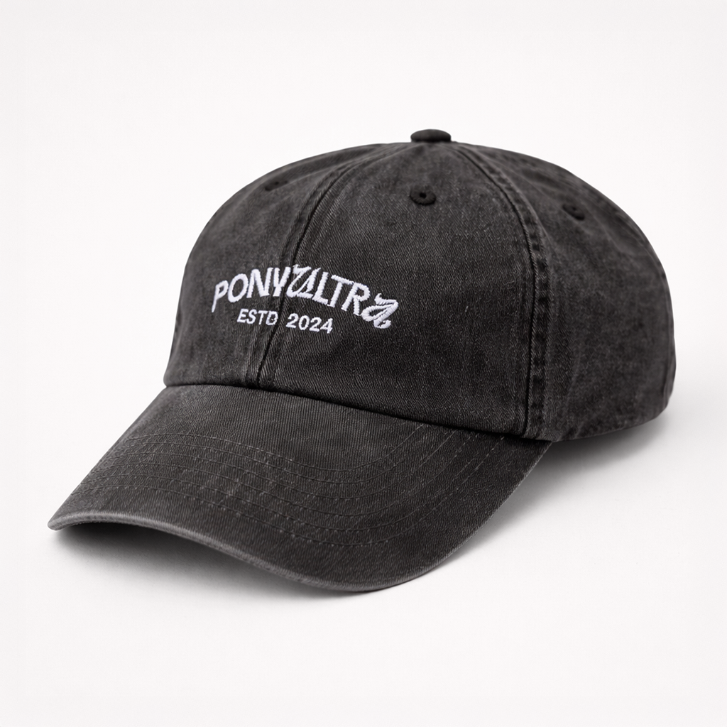 Cap "Ponyultra" Vintage Schwarz