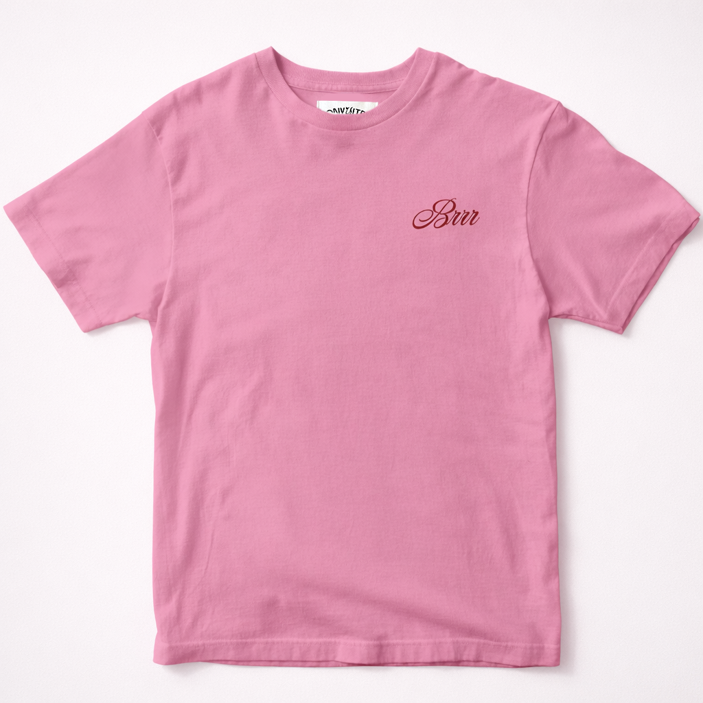 "Brrr" T-Shirt Rosa