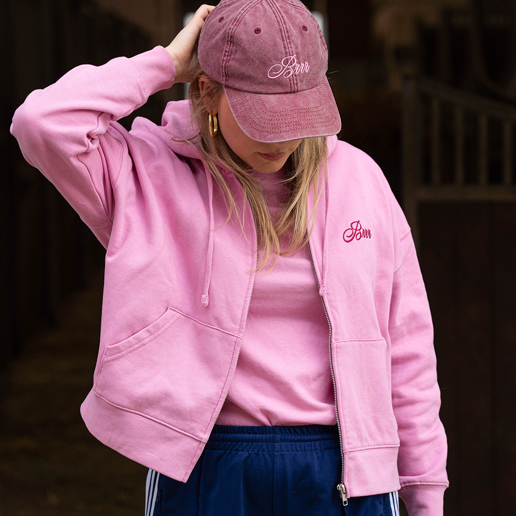 "Brrr" Zipjacke Rosa