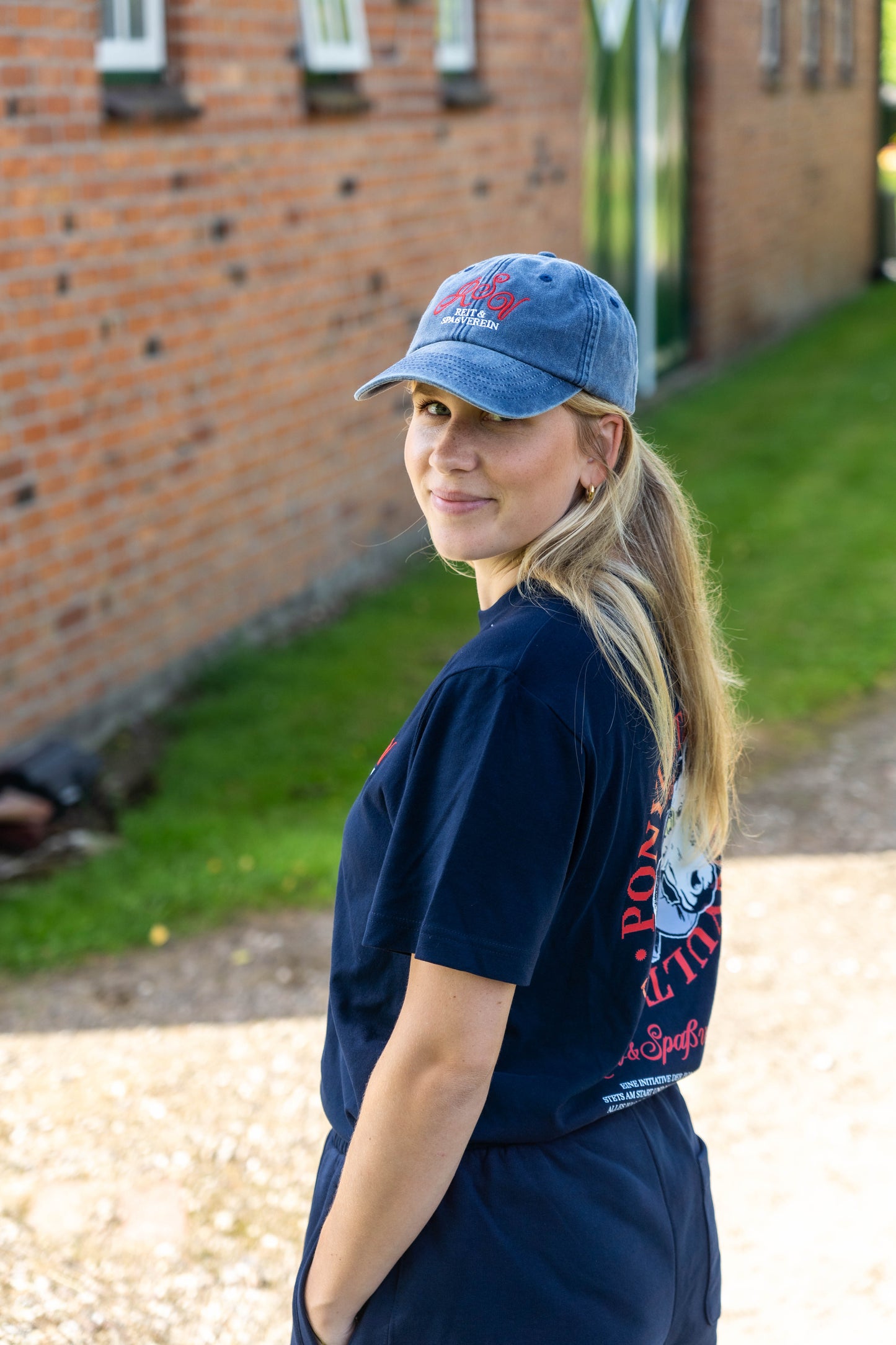 Cap "Reit- und Spaßverein" Vintage Navy