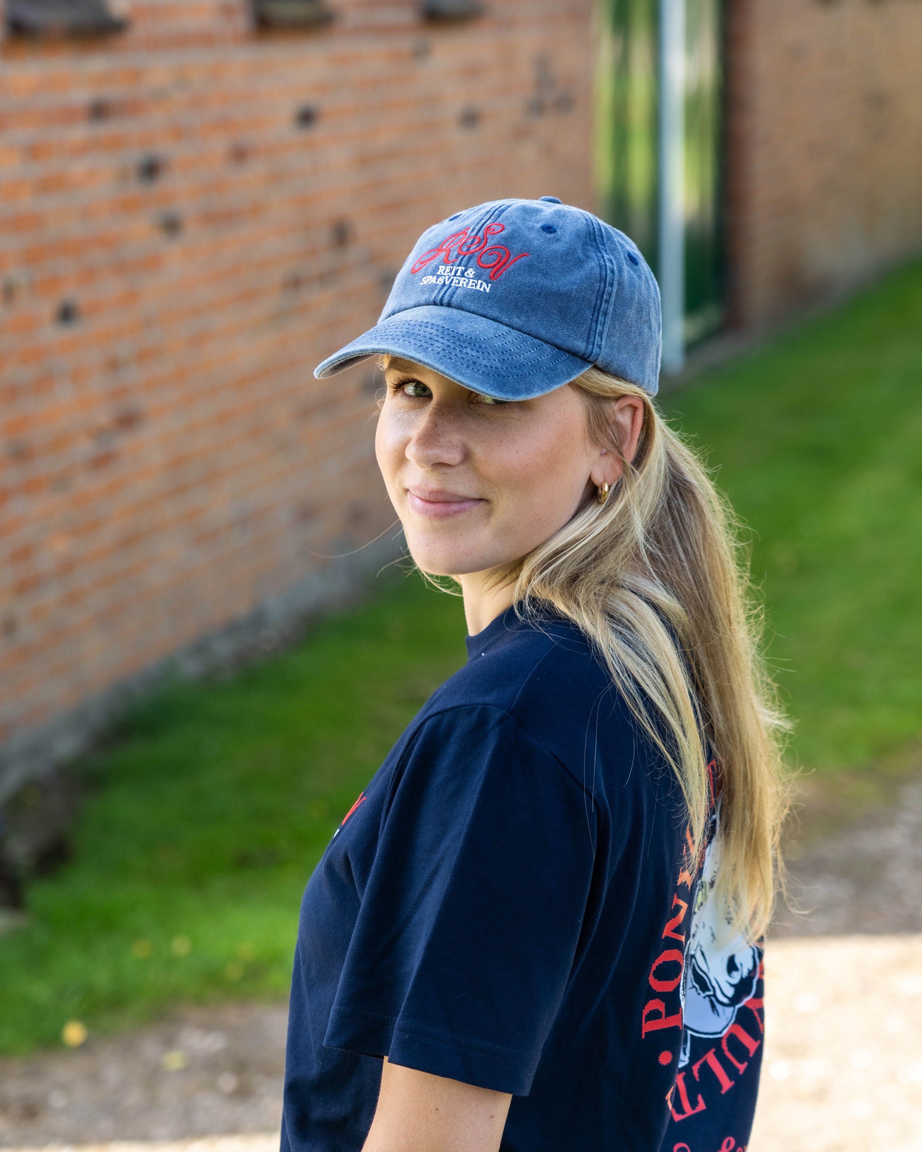 Cap "Reit- und Spaßverein" Vintage Navy